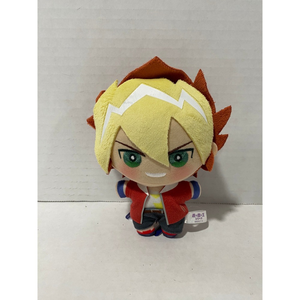 SK Japan Yu-Gi-Oh! Sevens Yuga Ohdo Plush Mascot 2 Ball Chain Mascot Red NEW